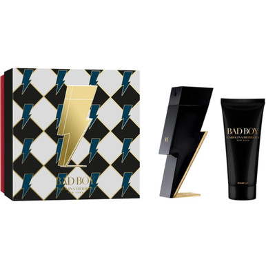 CAROLINA HERRERA BAD BOY 2 PCS SET: 3.4 EAU DE TOILETTE + 3.4 SHOWER GEL