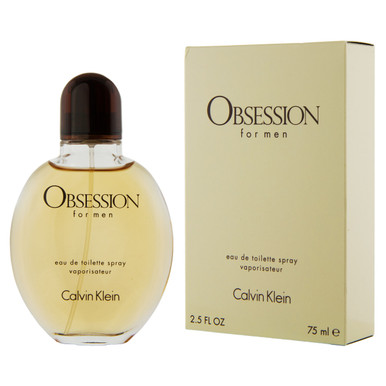 CALVIN KLEIN OBSESSION 2.5 EAU DE TOILETTE SPRAY FOR MEN.
