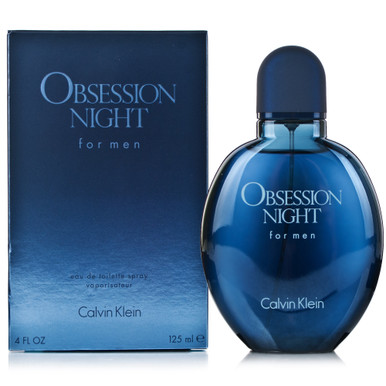 CALVIN KLEIN OBSESSION NIGHT 4 OZ EAU DE TOILETTE SPRAY FOR MEN