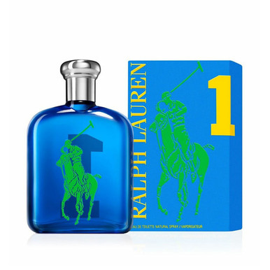RALPH LAUREN POLO BIG PONY # 1 BLUE 3.4 EAU DE TOILETTE SPRAY FOR MEN
